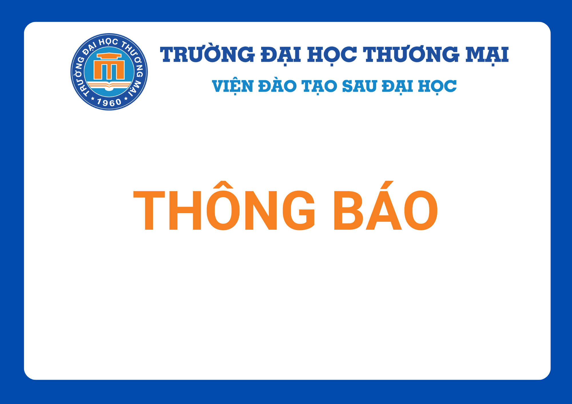 Thông báo Hội đồng thi và ôn thi VSTEP tháng 01 năm 2025