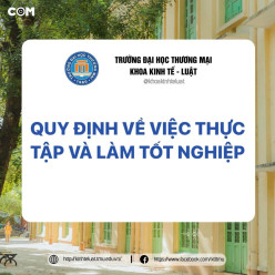 Quy định về thực tập và làm khóa luận tốt nghiệp đối với SVĐHCQ năm học 2022-2023